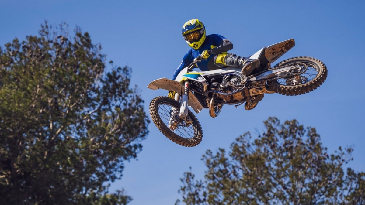 2025 Husqvarna Motocross Lineup Unleashed: New TC 150 & TC 300 Rev Up Oklahoma MX Tracks 2025 Husqvarna TC 150 launching over tabletops at Tulsa MX